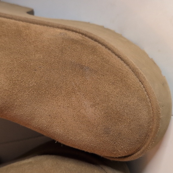 UGG Classic Ultra Mini New Heights Boots Chestnut Womens Size 9 Platform - Picture 4 of 11